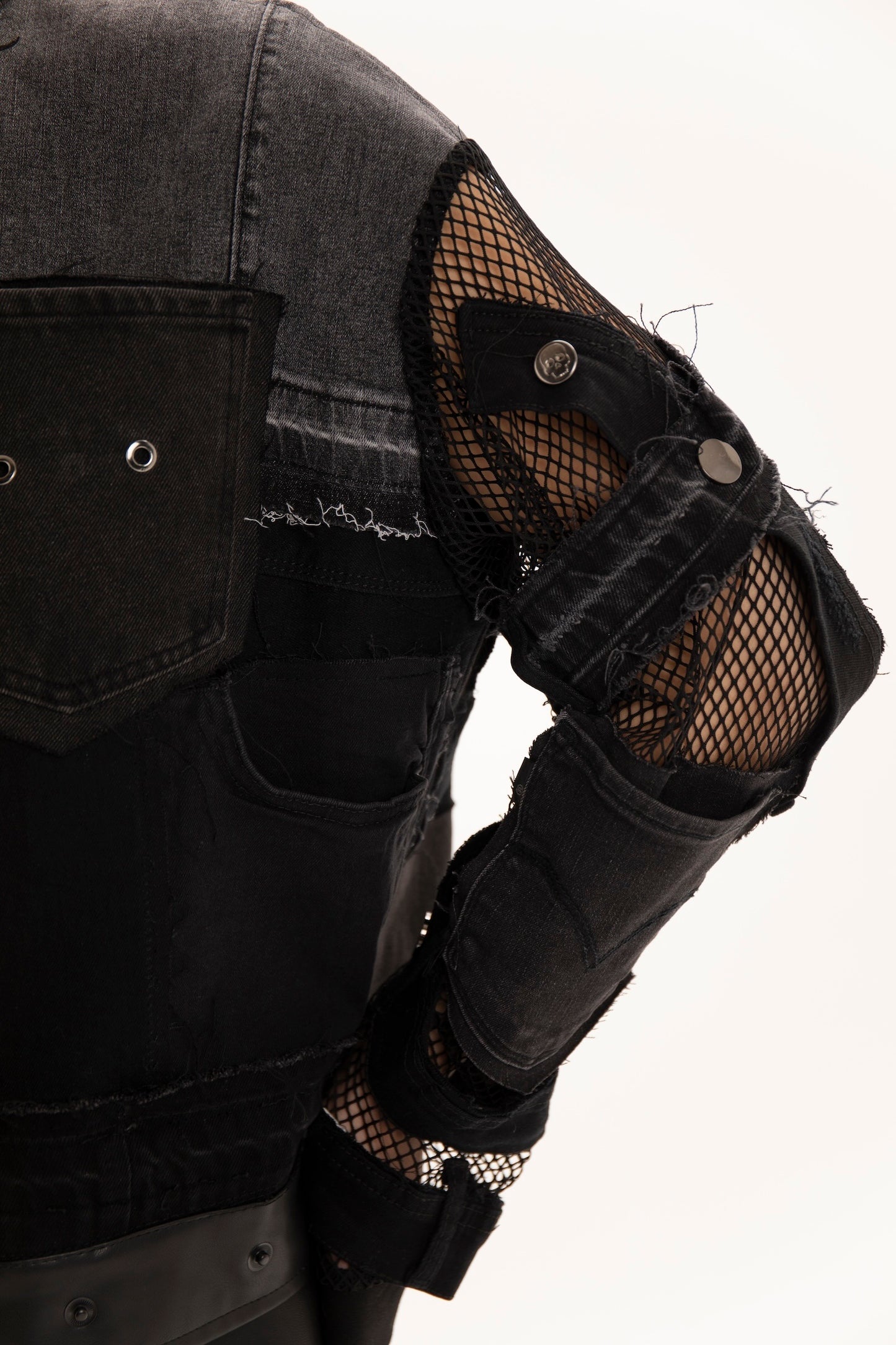 Upcycled denim jacket      (available in New York)