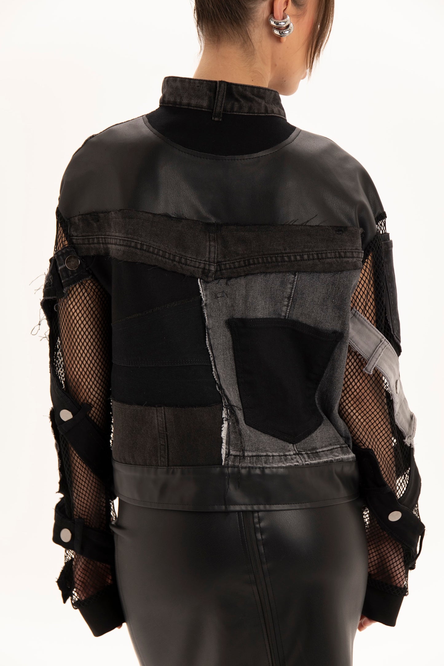 Upcycled denim jacket      (available in New York)