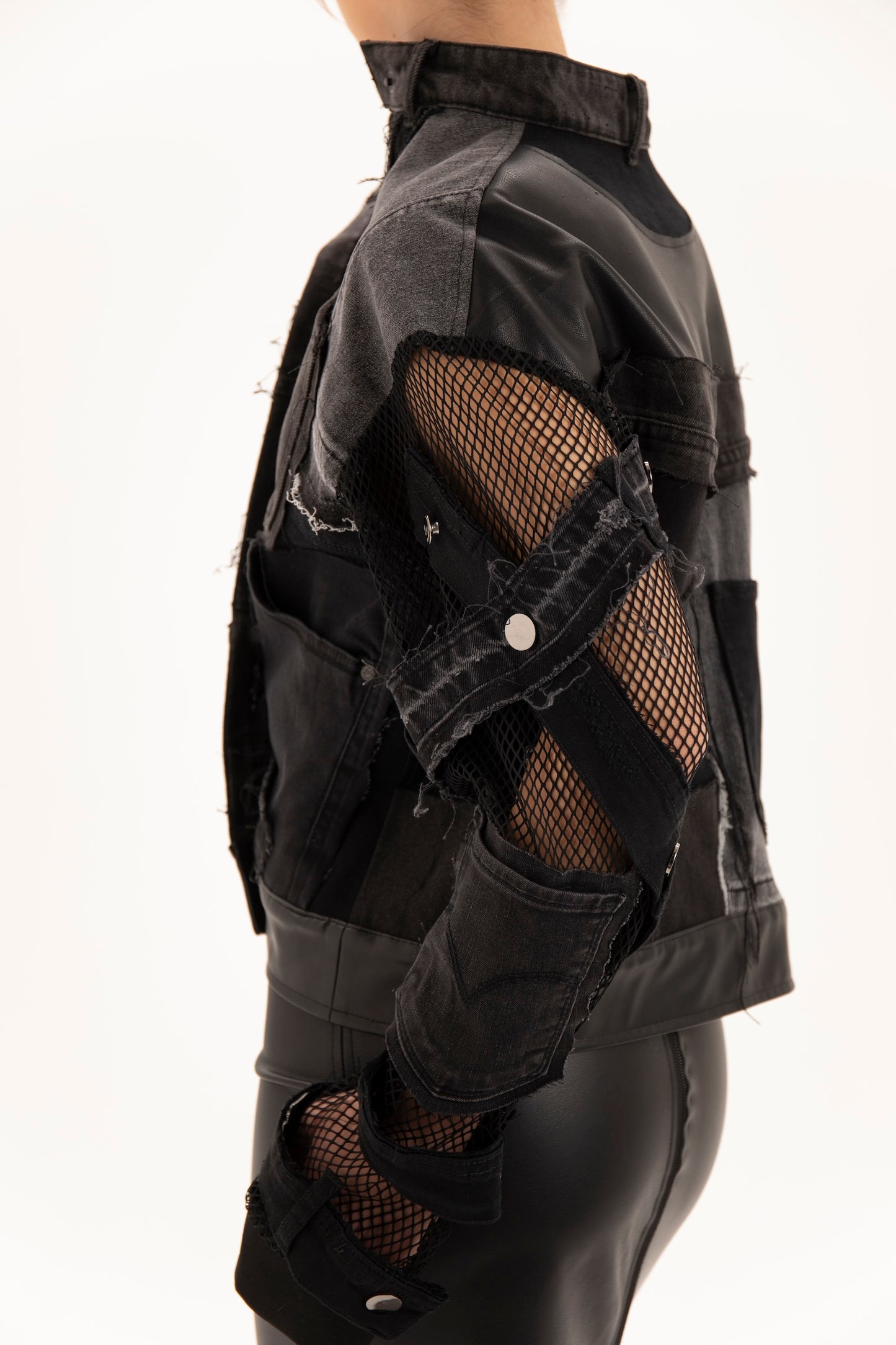 Upcycled denim jacket      (available in New York)