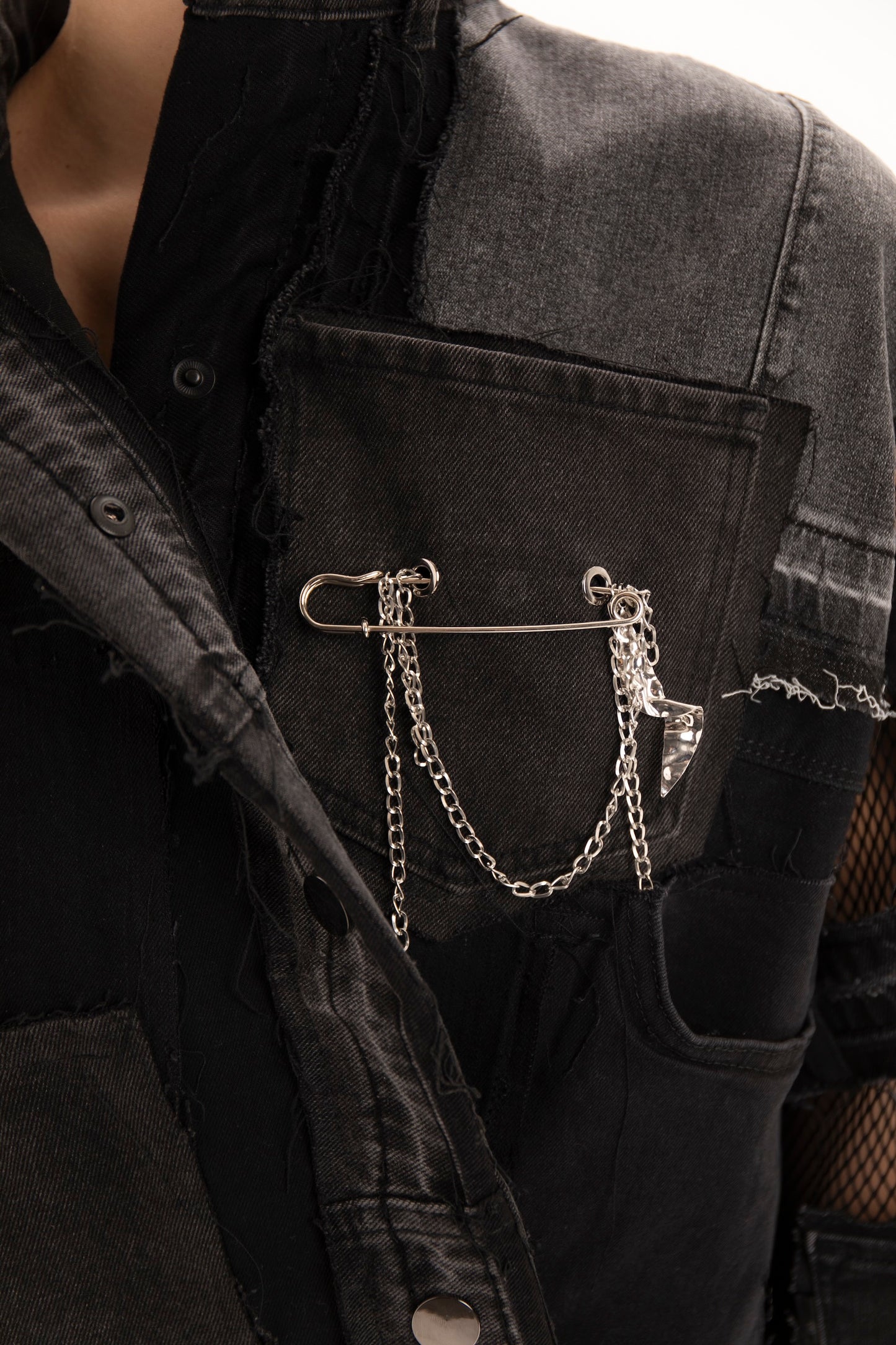 Upcycled denim jacket      (available in New York)